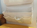 苑美居學(xué)生宿舍床上收納掛袋墻上置物架床頭墻壁門(mén)后懸掛手機壁掛兜神器 冰川灰-雙層40*65cm【承重強】 曬單實(shí)拍圖