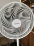 美的（Midea）電風(fēng)扇 家用七葉立式落地扇宿舍臥室輕音節能搖頭桌面小風(fēng)扇大風(fēng)力空氣循環(huán)風(fēng)扇 SAF30AC  曬單實(shí)拍圖