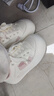 環(huán)球厚底大頭鞋女2026春新款增高小白鞋可愛(ài)小貓百搭休閑鞋 米粉 37 曬單實(shí)拍圖