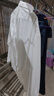 G2000商場(chǎng)同款棉質(zhì)混紡親膚斜紋長(cháng)袖襯衫 白色 2XL/1C 曬單實(shí)拍圖