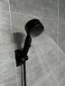 九牧王花灑淋浴噴頭套裝家用多功能浴室浴缸洗澡增壓手持蓮蓬頭不銹鋼 【黑套裝5】增強版花灑+2米軟管+支架 曬單實(shí)拍圖