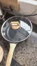 京東京造 平底鍋 雞蛋漢堡煎鍋炒菜牛排麥飯石色多用燃煤氣電磁爐帶蓋28cm 曬單實(shí)拍圖