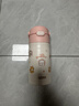 膳魔師（THERMOS）兒童保溫杯學(xué)生吸管水杯萌寵系列水壺316L不銹鋼350ml  粉 曬單實(shí)拍圖