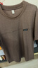 啄木鳥(niǎo)（TUCANO）短袖t恤男圓領(lǐng)夏季寬松涼感半袖薄款打底衫男士高端衣服 曬單實(shí)拍圖