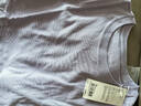 全棉時(shí)代新品T恤【高配精梳棉親膚柔軟不易靜電】正肩顯瘦針織女士T恤 曬單實(shí)拍圖