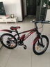 鳳凰（Phoenix）兒童自行車(chē)山地車(chē)男女學(xué)生腳踏車(chē)6-15歲童車(chē) 霸道 黑紅色 22寸 曬單實(shí)拍圖