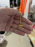 周大福小甜星星蝴蝶黃金吊墜(工費260)約1.9g EOF2310生日禮物 曬單實(shí)拍圖