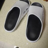 運動(dòng)拖鞋男士夏季戶(hù)外海邊沙灘厚底防滑EVA踩屎感不臭腳拖鞋女 白黑【運動(dòng)外穿/踩屎感】 42-43 【適合41-42碼】 曬單實(shí)拍圖