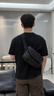 沙馳男士斜挎包大容量品牌新款官方正品戶(hù)外旅行包騎行通勤運動(dòng)胸包男 【極境黑】官方正品/順豐發(fā)貨 曬單實(shí)拍圖