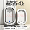 iuu嬰兒洗澡盆兒童浴盆大號寶寶可折疊可坐可躺浴架臉盆套餐 【官方補貼】浴盆+可調節浴架+臉盆-北歐灰 材質(zhì)：食品級PP原料，無(wú)添加回料 曬單實(shí)拍圖