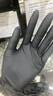 烏斯京一次性手套丁腈橡膠100只中碼廚房食品級加厚耐家務(wù)丁晴手套黑色 曬單實(shí)拍圖