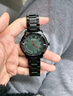 古歐（GUOU）手表男款青少年初高中生女戶(hù)外運動(dòng)2026新款鋼帶石英腕表禮物 鋼槍綠【鋼帶款】 曬單實(shí)拍圖