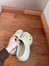 樸西沁蔓外穿洞洞鞋女夏防滑透氣厚底增高包頭軟底海邊沙灘涼拖鞋 曬單實(shí)拍圖