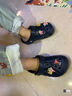 卡駱馳（CROCS）貝雅兒童洞洞鞋男女童戶(hù)外包頭沙灘鞋拖鞋/207013/207012 深藍色-410 35 (215mm) 曬單實(shí)拍圖