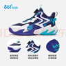 361°童鞋兒童運動(dòng)鞋四季青少年實(shí)戰訓練耐磨旋鈕扣籃球鞋 紫37 曬單實(shí)拍圖