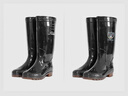 勝麗 雨鞋高筒膠鞋男防滑耐磨 戶(hù)外雨天夜間帶反光條 水鞋雨靴 40碼 1雙 曬單實(shí)拍圖