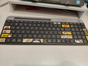 羅技（Logitech）K580無(wú)線(xiàn)藍牙鍵盤(pán)帶手機支架可跨屏切換靜音按鍵無(wú)限薄膜鍵盤(pán)筆記本電腦手機ipad平板鍵鼠套裝 【K580+吾皇萬(wàn)睡貼紙】黑色 曬單實(shí)拍圖