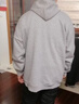 馬克華菲（MARK FAIRWHALE）連帽衛衣男士春季美式休閑百搭長(cháng)袖t恤男上衣外套男 淺麻灰 XL 曬單實(shí)拍圖