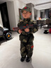 G.duck小黃鴨童裝兒童迷彩服套裝春秋季男童秋裝戶(hù)外訓練服學(xué)生軍訓班服 外套加長(cháng)褲 110 尺碼4~5歲【100-110cm】 曬單實(shí)拍圖