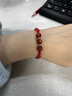普陀山紅瑪瑙紅繩手工編織本命年手鏈本命守護手繩 曬單實(shí)拍圖