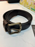 古諾琳 GUNOR LIN品牌加厚皮帶男真皮針扣純牛皮銅扣復古做舊褲腰帶男士禮物送男友 G3420銅扣咖帶【高檔禮盒】 115cm 其他尺寸請下單備注 曬單實(shí)拍圖