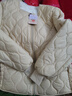 醫生護士學(xué)生棉衣女內膽加絨輕便保暖貼身打底小個(gè)子棉襖棉服外套 卡其色 3XL 115-125斤 曬單實(shí)拍圖