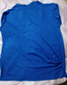 曼利鳥(niǎo)涼感冰絲夏薄款短袖T恤女寬松圓領(lǐng)不規則設計感收腰顯瘦遮肚上衣 克萊因藍[Y2009單件] XL[建議118-135斤] 均碼 曬單實(shí)拍圖
