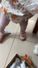 基諾浦春秋軟底透氣學(xué)步鞋嬰兒機能鞋男女兒童寶寶鞋子GB2480象牙白 曬單實(shí)拍圖