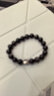 周大生【生日禮物】黑曜石手串能量手串黑曜巖守護石手鏈送男友 曬單實(shí)拍圖