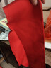 紅色絲巾服飾配件不掉色 1.2米加厚款3條 曬單實(shí)拍圖