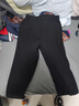 海瀾之家（HLA）休閑褲男輕商務(wù)時(shí)尚系列四面彈力褲子男25春夏季 黑色80 HKCAW1J040A 29 165/72A推薦107~112斤 曬單實(shí)拍圖
