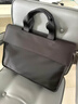 ANYSMIC奢侈高端品牌公文包商務(wù)手提包帆布文件包男款辦公包牛津布男包 黑色 40*30*9.5 曬單實(shí)拍圖