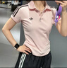 阿迪達斯（adidas）三葉草女子運動(dòng)休閑短袖T恤KD3699 KD3699 M 曬單實(shí)拍圖