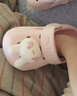 牧童兒童拖鞋夏男寶寶洞洞鞋軟底女童卡通洗澡嬰幼兒家居鞋萌兔粉170 曬單實(shí)拍圖