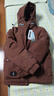 JEEP冬季2024新款男士工裝連帽棉衣潮流帥氣加厚棉服外套青年保暖棉襖 磚紅色 2XL 135-150斤 曬單實(shí)拍圖