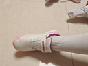 回力（Warrior）女童鞋兒童比賽訓練TF碎釘足球鞋男童運動(dòng)鞋WZ-C416T 米粉紅34 曬單實(shí)拍圖