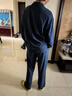 ubras云棉草本經(jīng)典開(kāi)襟軟棉棉內衣家居服男士情侶睡衣套裝天幕藍色XL 曬單實(shí)拍圖