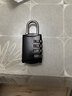 密碼鎖掛鎖小型家用門(mén)鎖學(xué)生宿舍柜子行李箱背包鎖頭盔健身房防盜 迷你掛鎖-黑色-4位密碼-1個(gè)裝 曬單實(shí)拍圖