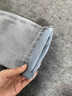 高端冰絲牛仔褲男2026新款直筒寬松天絲男褲子夏季超薄款休閑長(cháng)褲 灰藍色 33 【2尺6適合150斤左右】 曬單實(shí)拍圖