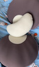 BabyWatch孕婦枕頭護腰側臥枕托腹u型懷孕期睡覺(jué)抱枕專(zhuān)用神器記憶貝殼枕 【升級云感抗皺面料4.0  記憶棉慢回彈】紫灰拼色 曬單實(shí)拍圖