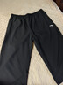 安踏男褲速干七分褲男2026夏季新款冰絲透氣休閑運動(dòng)中褲男士跑步褲子 （推薦款夏季速干褲拉鏈款）黑色 L /175cm (適合130-150斤) 曬單實(shí)拍圖