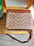 蔻馳（COACH）經(jīng)典標志CASSIE19號單肩斜挎包翻蓋春季女包 棕黃色銹色（新版） 曬單實(shí)拍圖