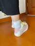 COSMICKISS多巴胺鞋子女款百搭爆款小白鞋厚底軟妹板鞋小眾學(xué)生面包鞋顯腿長(cháng) 粉紅色【37碼】 曬單實(shí)拍圖
