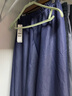 百圖betu女裝夏季新款半身裙高腰柔軟舒適百搭裙子女2504X06 深牛仔藍 M 曬單實(shí)拍圖