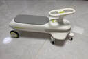babycare諾亞扭扭車(chē)防側翻兒童溜溜車(chē)搖搖車(chē)寶寶滑行玩具車(chē)3-6歲 貝殼白 曬單實(shí)拍圖