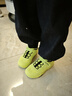 卡特兔童鞋兒童運動(dòng)鞋男童戶(hù)外跑步鞋秋季女寶寶網(wǎng)眼透氣籃球鞋 熒光綠 31 內長(cháng)19.5cm  腳長(cháng)18.3-18.8 曬單實(shí)拍圖