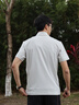 KOLON SPORT/可隆戶(hù)外吸濕速干T恤 男士NATURETOP半拉鏈短袖上衣 LHZT6MN071-LG 淺灰 XL 180/100A 曬單實(shí)拍圖