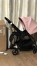 朗納鉑 鷹Pro嬰兒推車(chē)嬰兒車(chē)可坐可躺輕便折疊一體靠背雙向兒童BB傘車(chē) 小豬粉 全新升級 曬單實(shí)拍圖