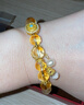 周大生【生日禮物】八瑞吉祥黃水晶手串八寶羅盤(pán)手鏈送女友 曬單實(shí)拍圖