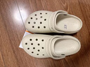 卡駱馳（CROCS）女鞋厚底云朵洞洞鞋戶(hù)外休閑時(shí)尚一腳蹬沙灘鞋 206750-2Y2 39-40 曬單實(shí)拍圖